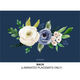 Gray and Ivory Roses Placemats Image 2 of 2